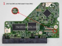 WD WD10EVDS PCB Circuit Board 2060-771640-003
