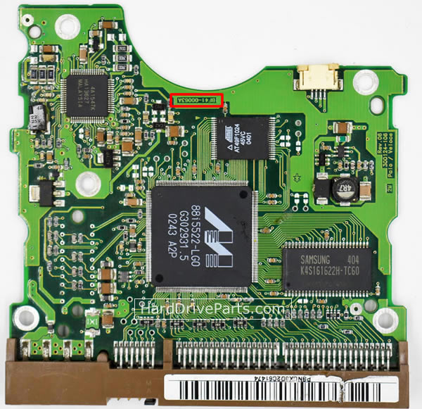 SP0802N Samsung платы электроники жесткого диска BF41-00063A