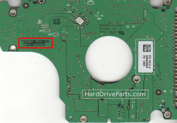 MP0402H Samsung платы электроники жесткого диска BF41-00075A