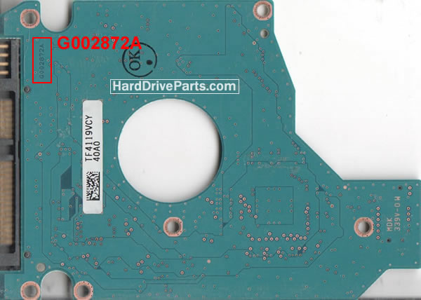 G002872A платы жесткого диска Toshiba