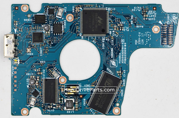 MQ01UBB200 Toshiba платы электроники жесткого диска G003309A