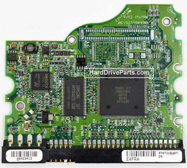 Maxtor 5A320J0 PCB Circuit Board 040108000 - Кликните на картинке, чтобы закрыть