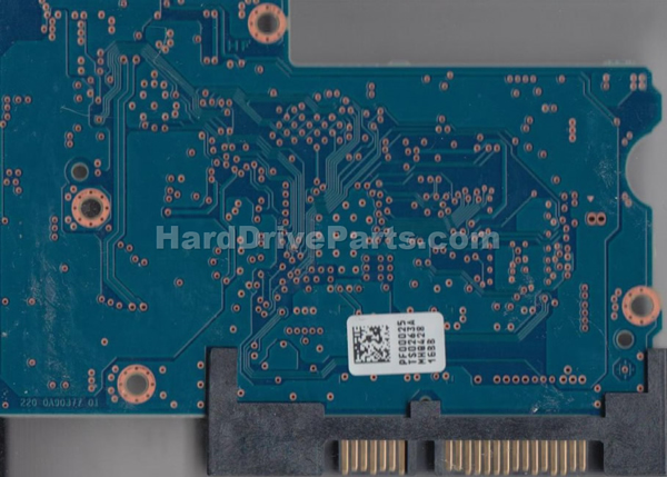 Hitachi DT01ABA050V PCB Circuit Board 0A90377 - Кликните на картинке, чтобы закрыть