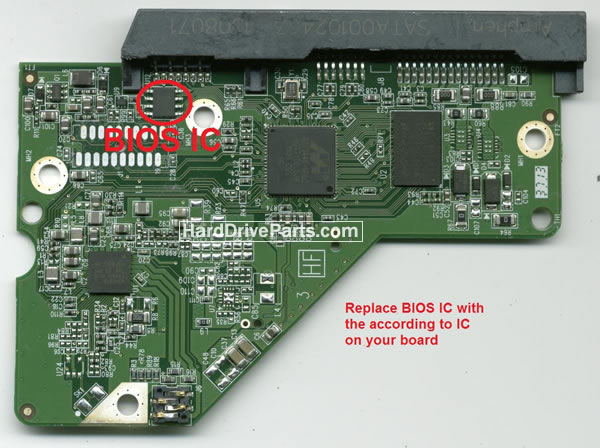 WD WD10EFRX PCB Circuit Board 2060-771945-001 - Кликните на картинке, чтобы закрыть