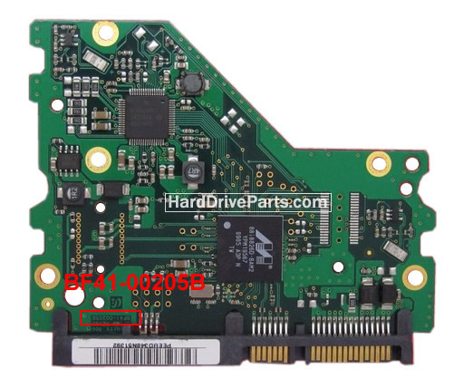 Samsung HD102UJ PCB Circuit Board BF41-00205B - Кликните на картинке, чтобы закрыть