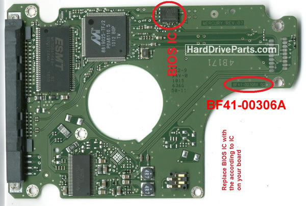 Samsung HM251HI плата жесткого диска BF41-00306A 00