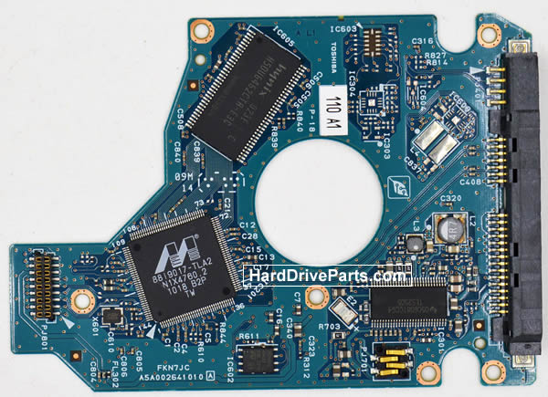 Toshiba MK1265GSX PCB Circuit Board G002641A - Кликните на картинке, чтобы закрыть