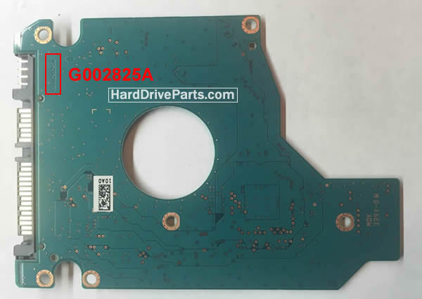 Toshiba MK1234GSX PCB Circuit Board G002825A - Кликните на картинке, чтобы закрыть